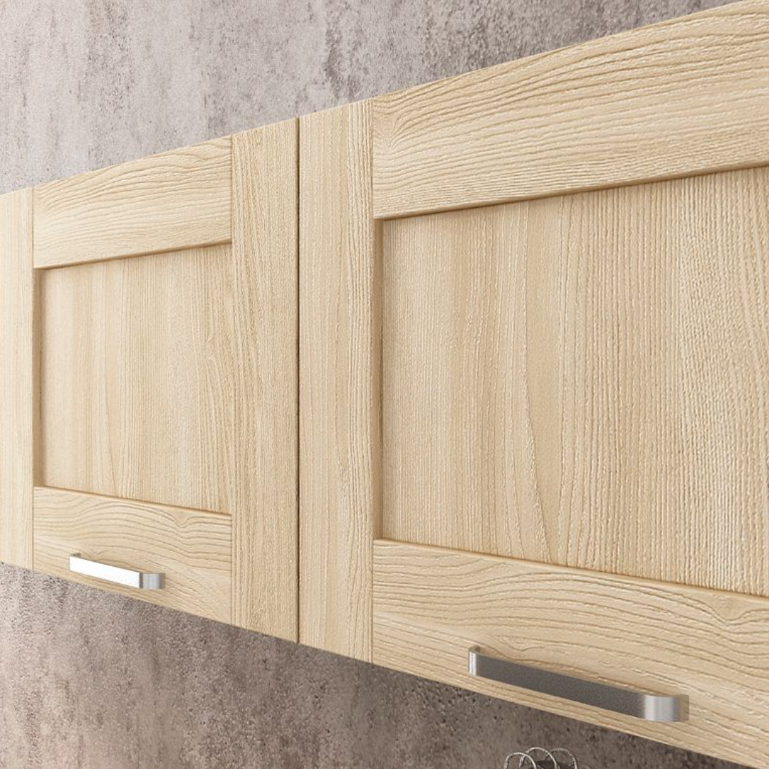 Light Oak Textured Kitchen Bath Cabinets Wholesale